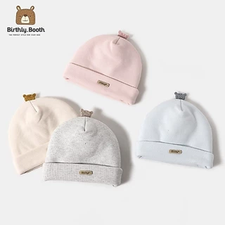 หมวกเด็กแรกเกิด 0-6 เดือน รุ่นหนา ใส่หน้าหนาว นิ่มมาก [พร้อมส่ง] หมวกเด็กอ่อนแบบหนา เกรดนิ่มมาก