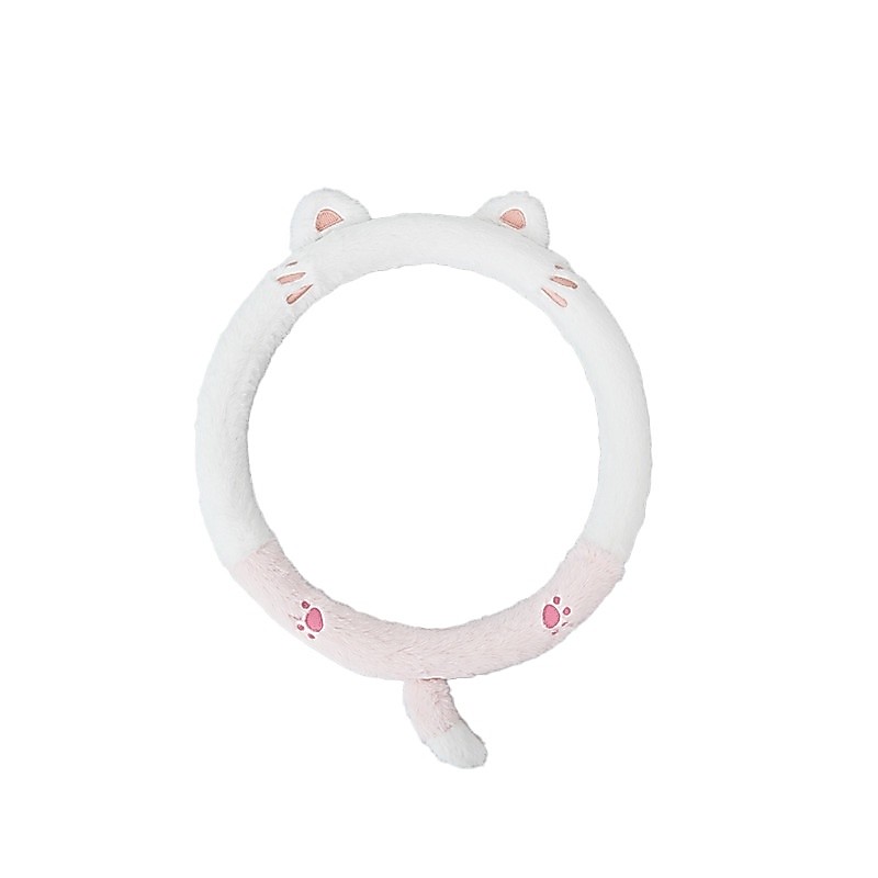 New Style 38cm Diameter Car Steering Wheel Plush Kitty รูปที่ 6