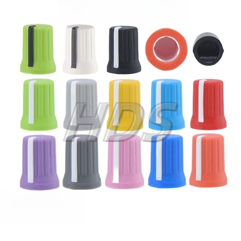 5PCS Pioneer Knob DJM ผสมคอนโซล All-in-one Volume EQ Cap ปุ่มสี 15 มม.  19 มม.ยางยางนุ่มลูกบิด