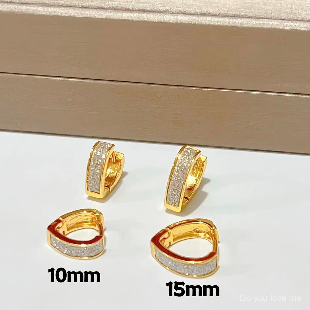 【YH 】Jewelry Fashion Stainless Steel Heart Earrings Accessories For Women.