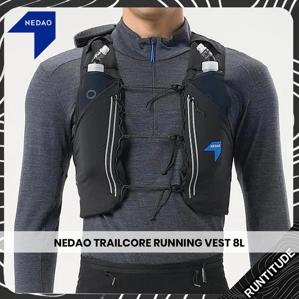 NEDAO TRAILCORE RUNNING VEST 8L เป้น้ำ น้ำหนักเบา ใส่สบาย สำหรับวิ่งเทรล