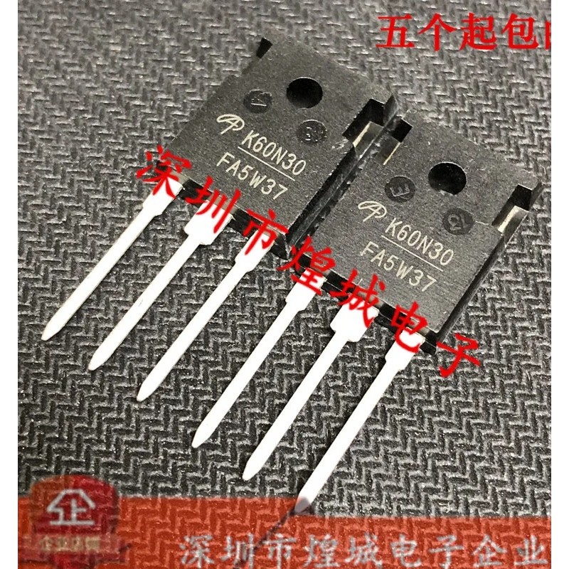 5pcs-10PCS K60N30 AOK60N30 TO-247 300V 60A ใหม่และต้นฉบับ K60N30 60N30 TO-247 60A 300V AOK60N30