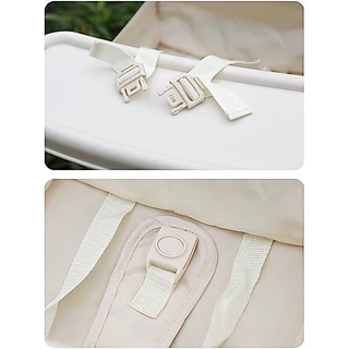 พร้อมส่ง💥เก้าอี้เด็กพกพา เก้าอี้เด็กสีครีม ร่มกันuv
