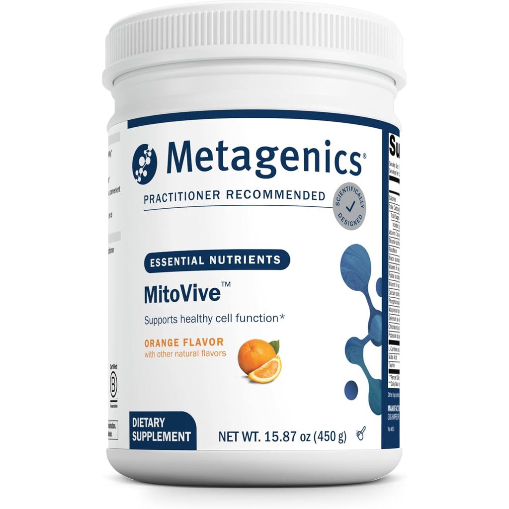Metagenics MitoVive - Mitochondria & Energy Support Supplement* - with Amino Acids, Magnesium, L-Car