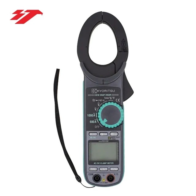 รับประกัน Kyoritsu 2055 Digital Clamp Meter AC/DC 1000A/600V มัลติมิเตอร์ความแม่นยําสูงสําหรับงานไฟฟ