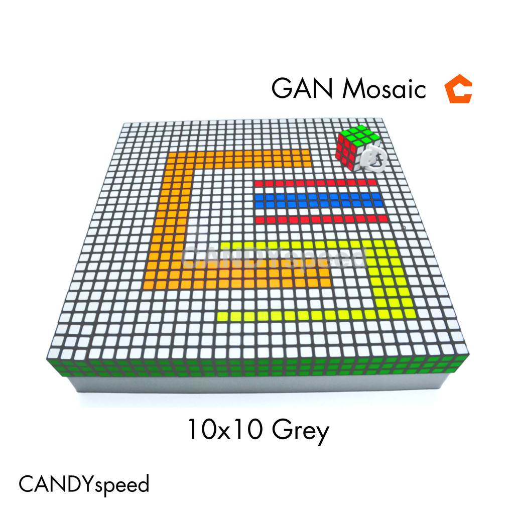 รูบิค GAN Mosaic 6x6 , GAN Mosaic 10x10 puzzle cube, Mosaic Cube | by CANDYspeed
