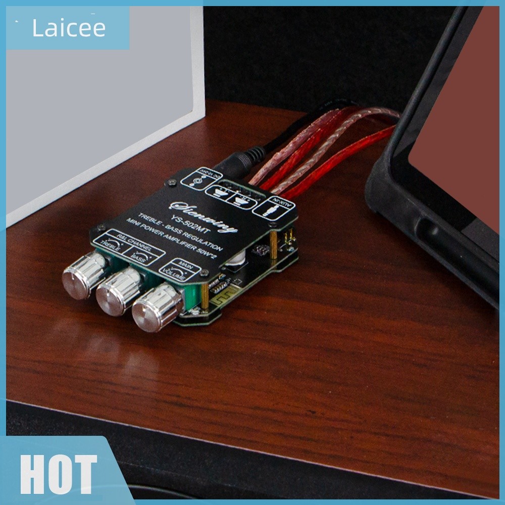 [Laicee.th] YS-502MT Digital Power Amplifier Module BT/AUX Input 50W+50W HiFi Stereo Audio Amp Modul