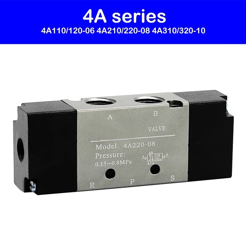 วาล์วถอยหลังควบคุมอากาศแบบสองทาง 4A110/120-06 4A210/220-08 4A310/320-10 Y