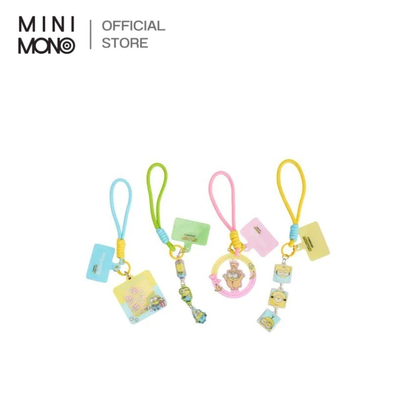 Mini Mono สายคล้องโทรศัพท์ ลาย Minions