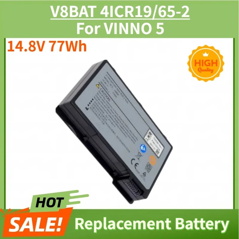 คุณภาพสูง Ultrasound เปลี่ยน Battey 14.8V 77Wh สําหรับ VINNO 5,V8BAT 4ICR19/65-2