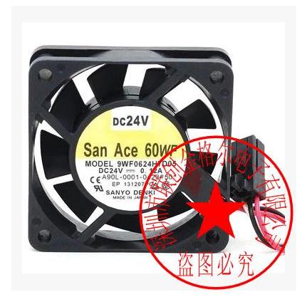 [พัดลมระบายความร้อนพร้อมสต็อก] A90L-0001-0423 #50 9WF0624H7D05 พัดลม FANUC SanAce60W ดั้งเดิม
