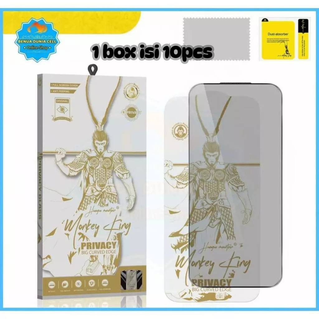 KA - A07 1 กล่อง CONTAINS 10 ชิ้น TEMPERED GLASS SPY MONKEY KING สําหรับ VIVO Y30 Y30i Y50 Y51 Y51A 