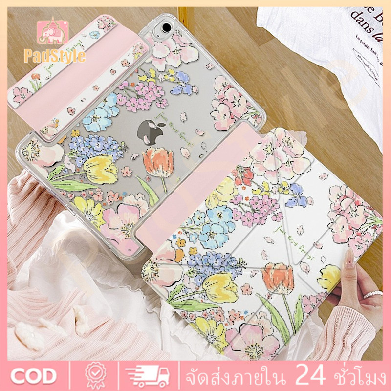 เคสป้องกัน for iPad แบบแม่เหล็กแกน Y Gen11 A16 Gen10 Air6 Air7 Mini6/7 Air4/5 10.9 Gen7/8/9 10.2 Pro11 การป้องกันการตก
