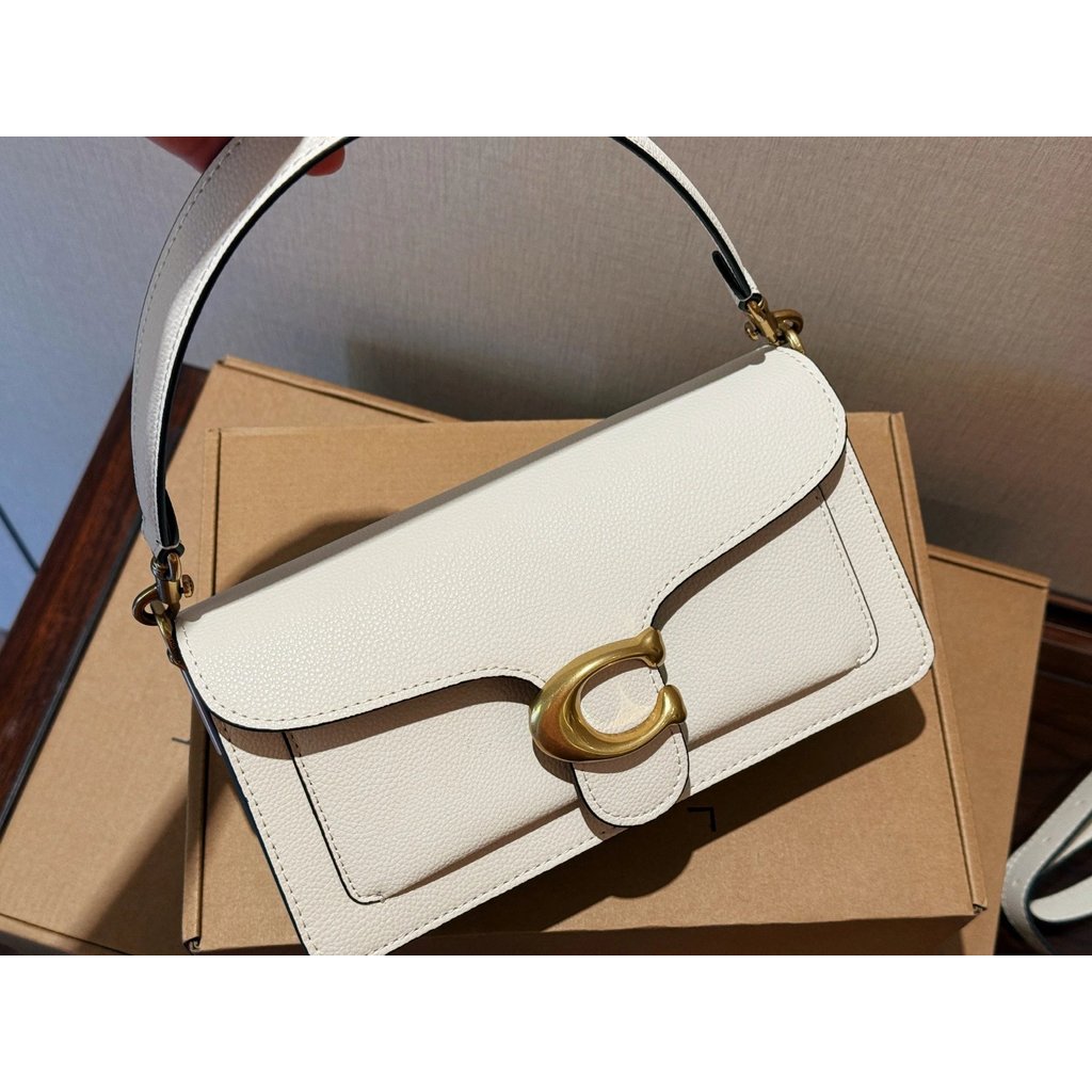 C Tabby กระเป๋าผู้หญิง Tabby 26 Classic C Buckle Cowhide Bacchus Bag Underarm Bag Envelope Bag กระเป