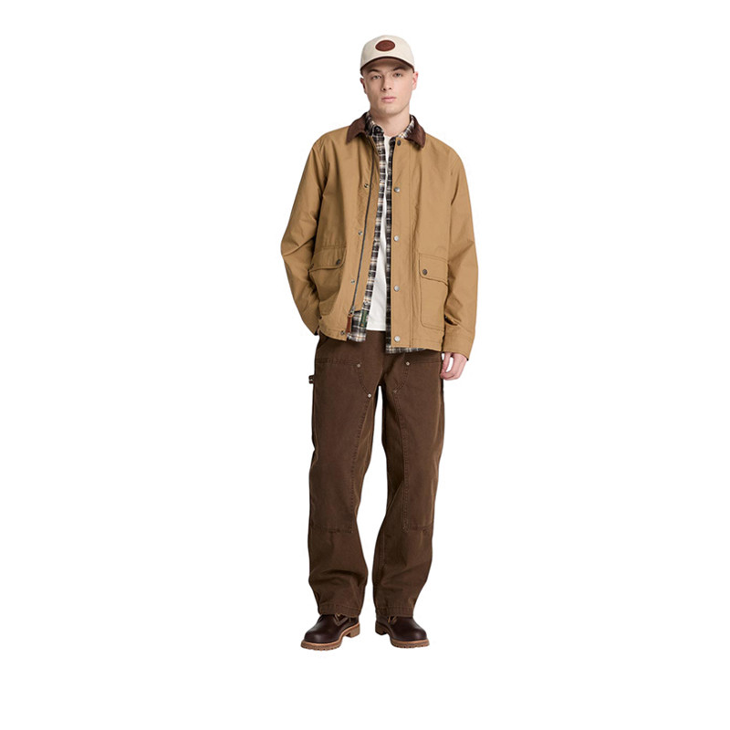 Timberland รุ่น Wenham เสื้อโค้ทกันน้ำสไตล์ฟิลด์ ผู้ชาย สีน้ำตาล — صورة 5