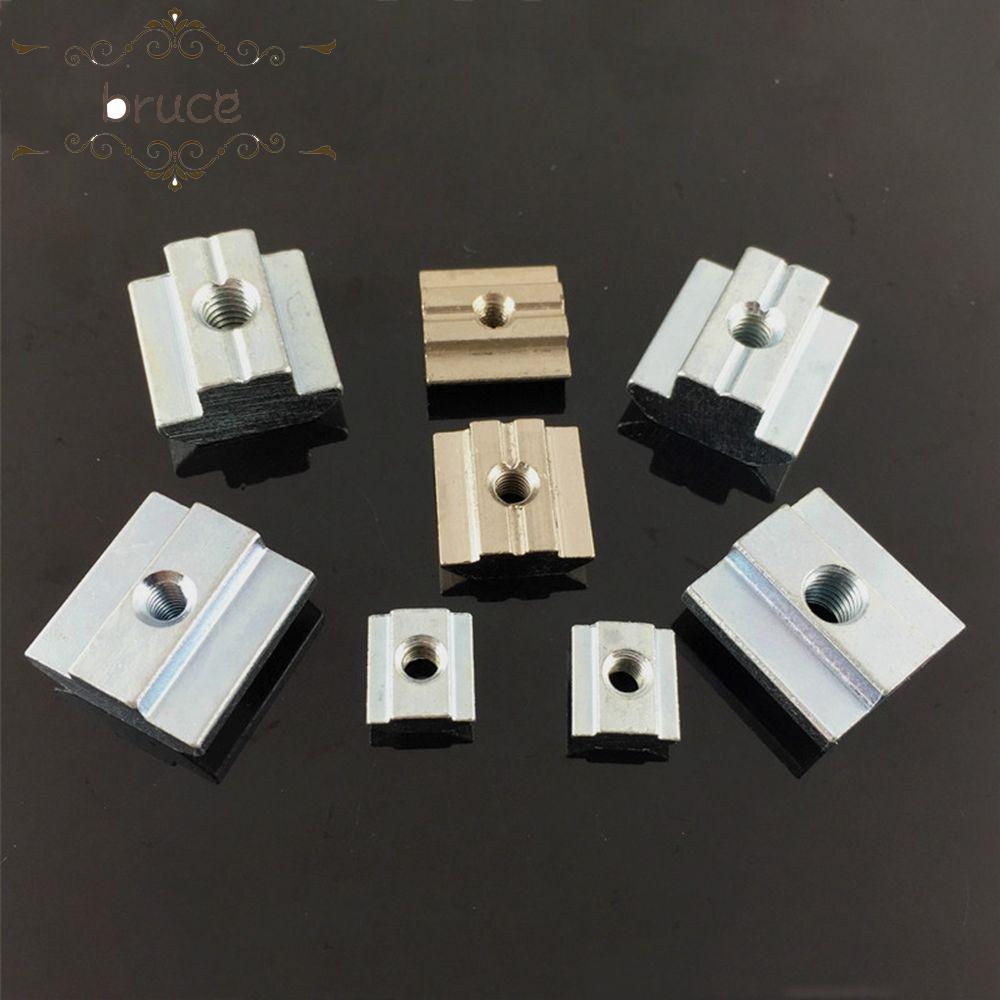 BRUCE Hammer Nut Squareโปรไฟล์อลูมิเนียม 2020 3030 4040 4545 T Block T Slot Nut