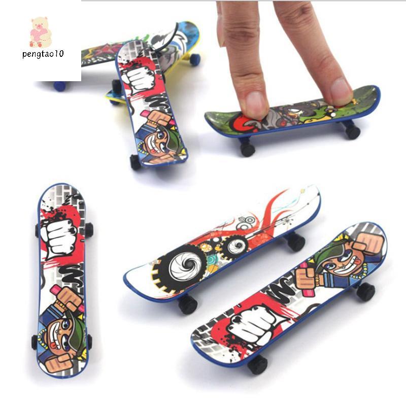 Pengatao10 1X Mini Finger Board สเก็ตบอร์ดความแปลกใหม่เด็กหนุ่มๆสาวๆของเล่นของขวัญพรรคใหม่
