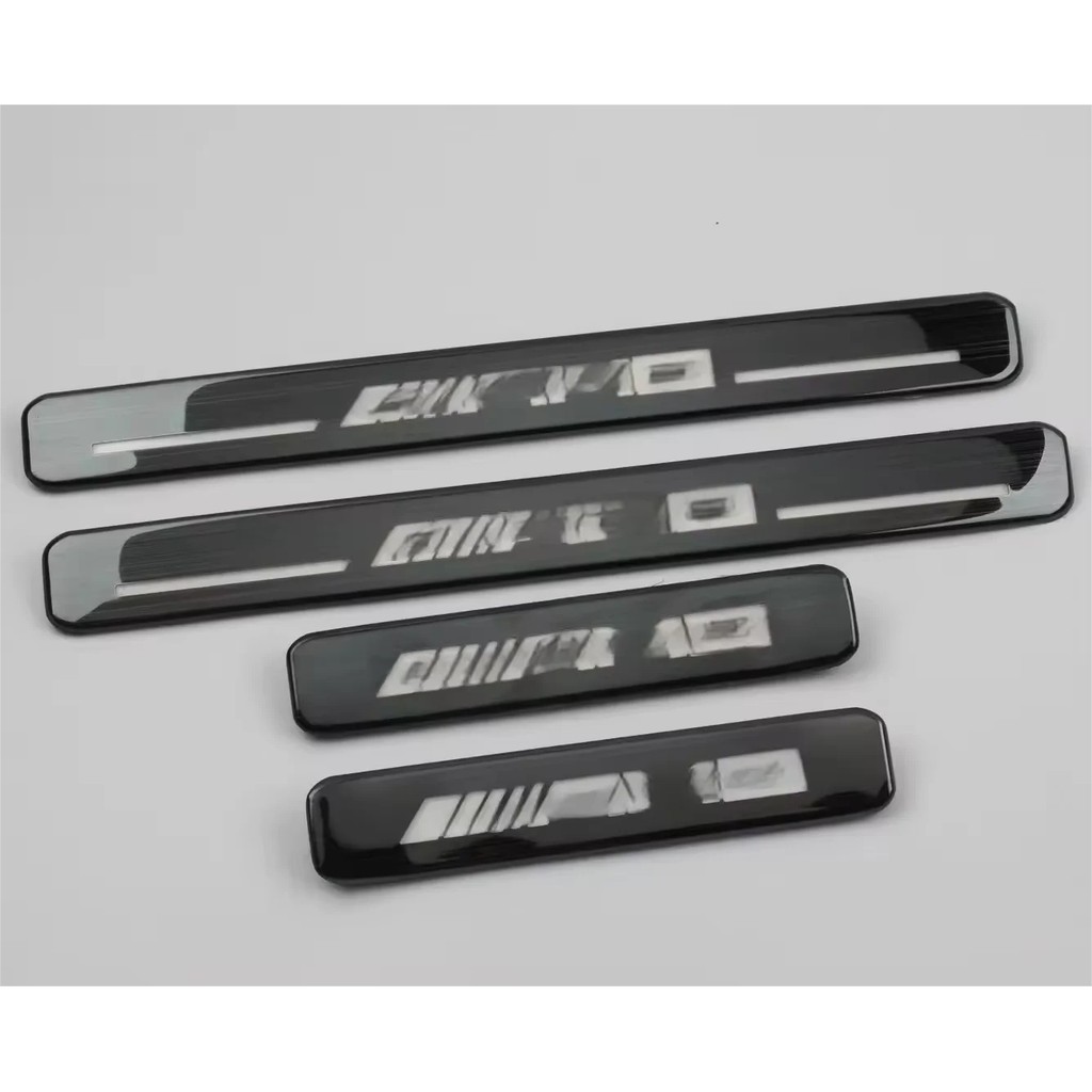 W464A ยินดีต้อนรับเหยียบประตู Sills Fit สําหรับ Benz g Class W464 อุปกรณ์ตกแต่งรถยนต์ประตูรถตกแต่ง