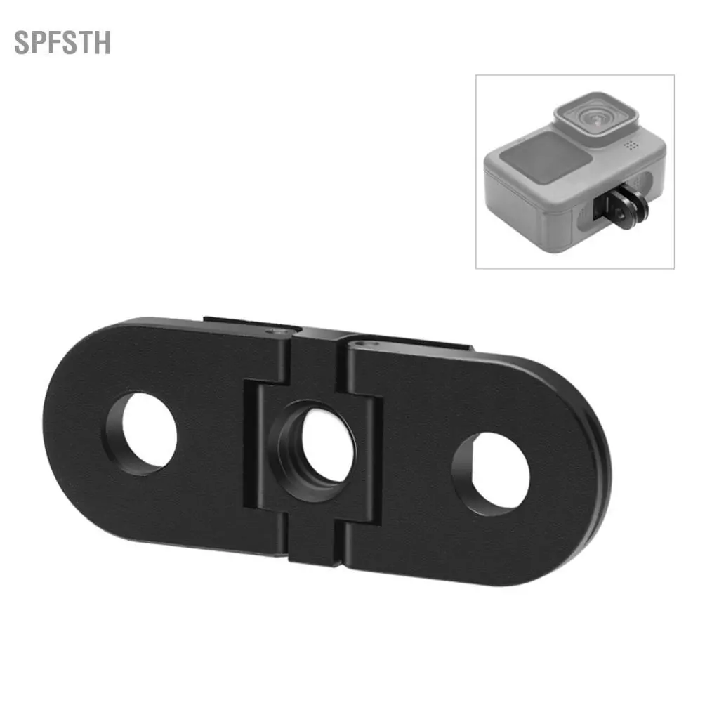spfsth อะแดปเตอร์ขาตั้งกล้องพับได้ฐานโลหะสำหรับ GoPro HERO9/8/Max thumbnail 3