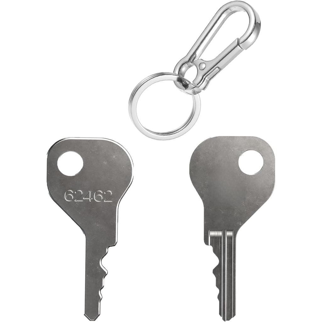 62462 Magna เปลี่ยนคีย์สําหรับ Yard, Garden, พร้อมพวงกุญแจ, และ Pool Gate Safety Latch เข้ากันได้กับ
