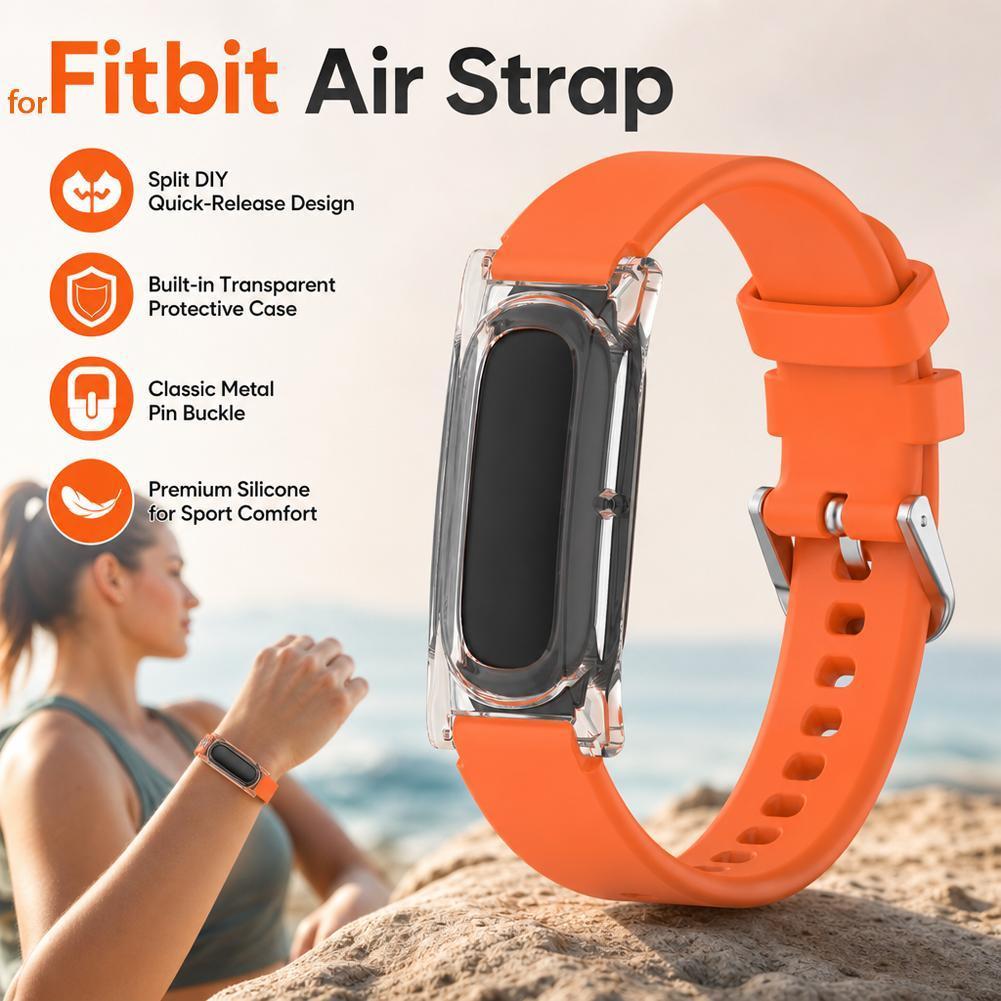 สําหรับ Google Fitbit Air Spring Bar Pin Buckle Band เปลี่ยน Fitbit Air สายนาฬิกาที่ถอดออกได้ J3 LME