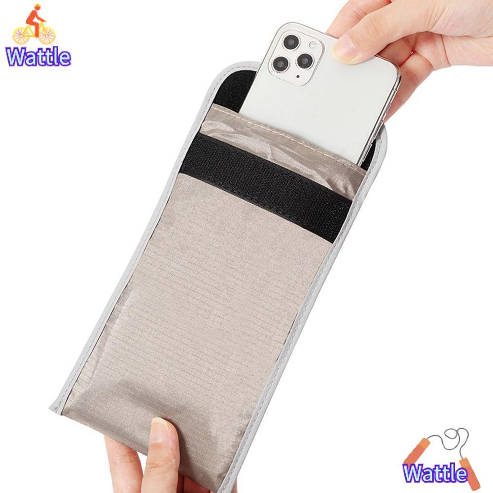 WATTLE Shield Bag Pouch, Anti-tracking Anti-รังสี Faraday Bag, ป้องกันการตัดสินใจ IC Magnetic Card M