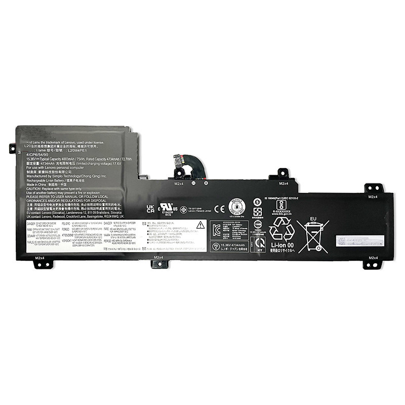 แบตเตอรี่คอมพิวเตอร์ Lenovo Xiaoxin Pro 16ACH / IAH / IHU 2021 L20C4PE1 L20M4PE1