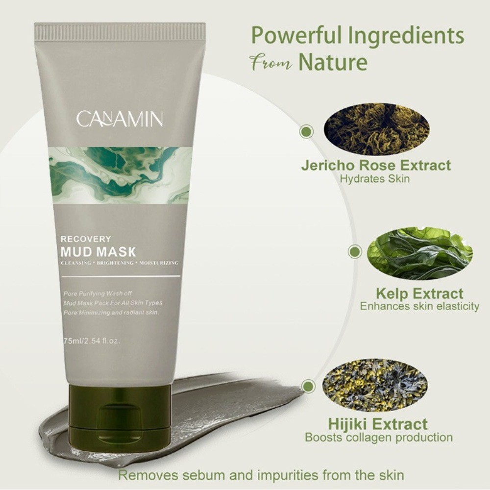 [คลังสินค้าพร้อม] โคลนภูเขาไฟ Mask Cleansing Moisturizing Mud Mask Mud Mask Gentle Deep Cleansing WJ