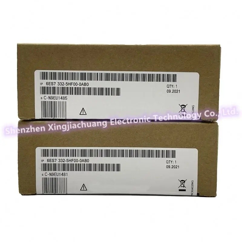 U7O3 ใหม่ 6ES7332-5HF00-0AB0 SIM-ATIC S7-300 PLC Programming Controller สําหรับอุตสาหกรรมควบคุม Feat