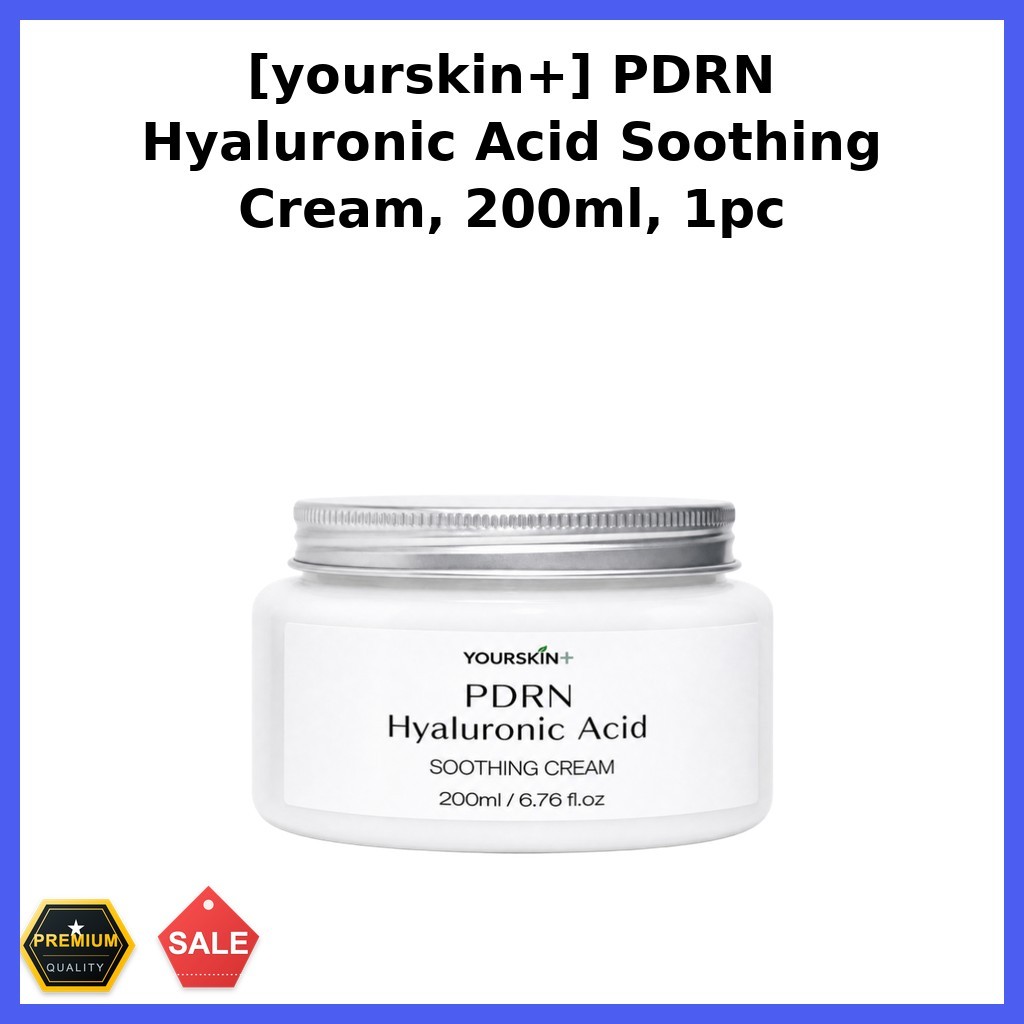 [yourskin+] PDRN Hyaluronic Acid Soothing Cream, 200ml, 1pc / Korean Moisturizer / Deep Moisture by 