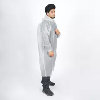 Decathlon Fishing Poncho 100 เสื้อปอนโชสำหรับใส่ตกปลา รุ่น 100 - White