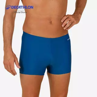 Decathlon Men'S Swim Shorts Blue - Boxer 100 กางเกงว่ายน้ำทรงบ็อกเซอร์ขาสั้นสำหรับผู้ชายรุ่น 100 Basic - Blue