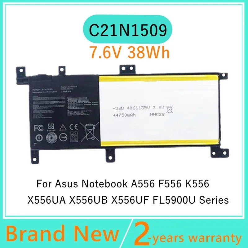 C21N1509 แบตเตอรี่แล็ปท็อปสําหรับ ASUS F556 F556U F556UA F556UJ F556UQ K556 K556U K556UA K556UB K556