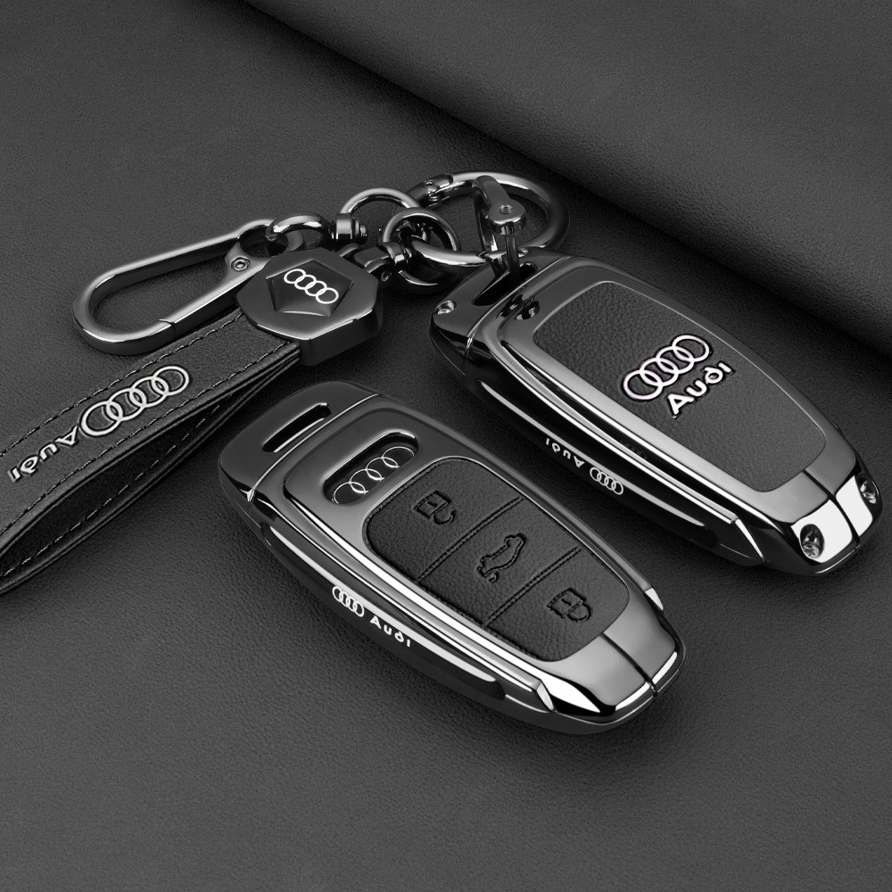 สังกะสีอัลลอยด์รถ Remote Key กรณี Shell ผู้ถือสําหรับ Audi Q8 A6 A3 A8 C8 S6 RS6 A7 S7 RSQ8 8Y D5 4N