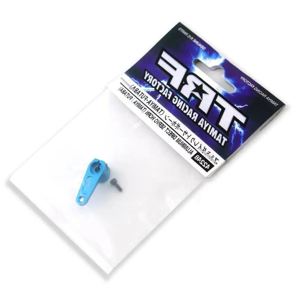 สําหรับ Tamiya TT01 TT02 XV02 25T 4248 RC รถอุปกรณ์เสริมอลูมิเนียมพวงมาลัย Servo แขนความสูงพวงมาลัย 