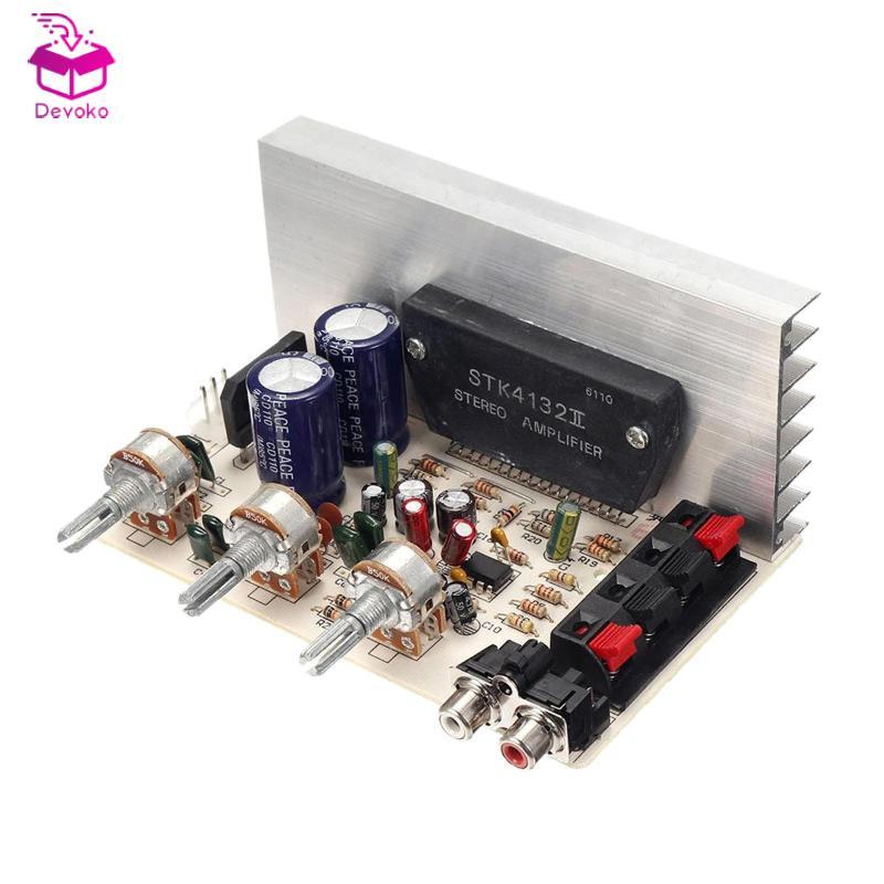 [chiwanji2mf] DX0408 Universal 2.0 Channel Digital Power Audio Stereo Amplifier Board DC 12V