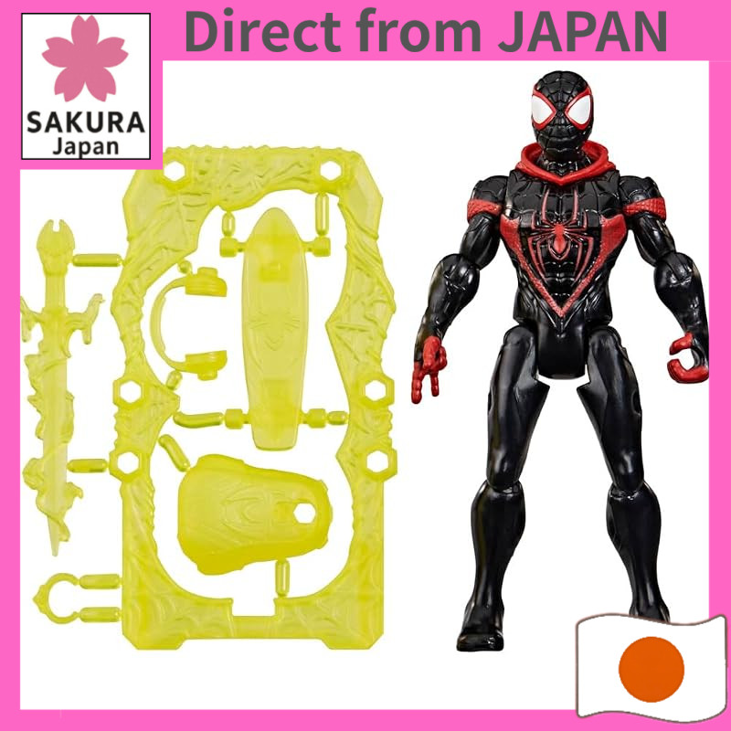 Spider-Man Marvel Actionverse Miles Morales action figure & accessories, 4.5-inch (11.4 cm) superher