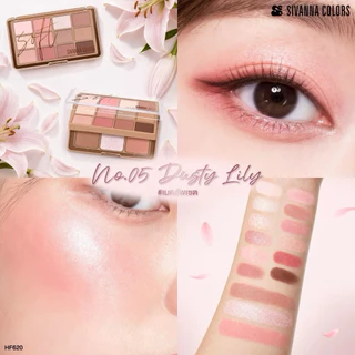 Sivanna Colors Soft Blurring Color Double Eye Palette HF620 สิวันนา พาเลทแต่งหน้า บรัชออน คอนทัวร์ ไฮไลท์