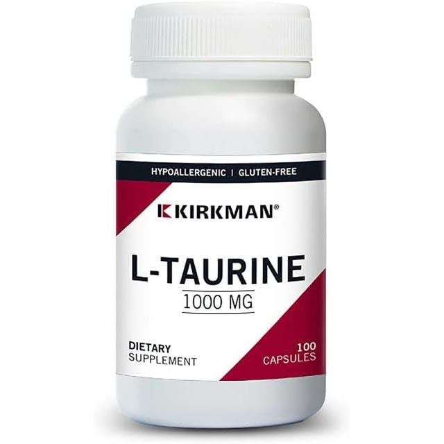 Kirkman L-Taurine 1000 มก. - ไม่แพ้ง่าย | แคปซูลเจ 100 แคปซูล