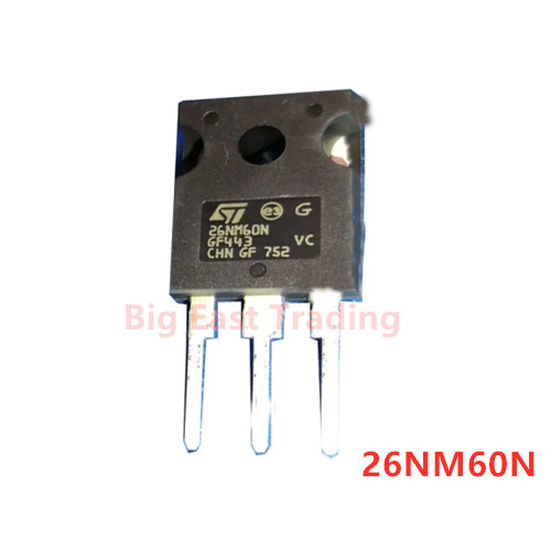 2PCS 26NM60N MOSFET STW26NM60N TO-247 การเชื่อมทรานซิสเตอร์,รับประกันคุณภาพ
