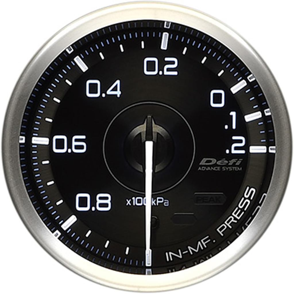 เกจวัดแรงดันในท่อไอดี Defi ADVANCE A1 60mm DF17401 | Defi ADVANCE A1 In-Manifold Pressure Gauge, 60m