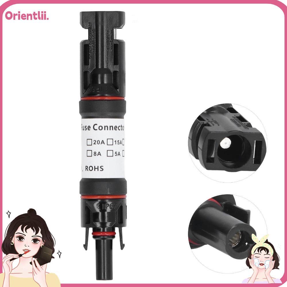ORIENTTK PV Holder, ระบบล็อคด้วยตนเอง DC 1000V Connectors, ทนทาน PPO ทองเหลืองแผงขั้วต่อ PV สาย