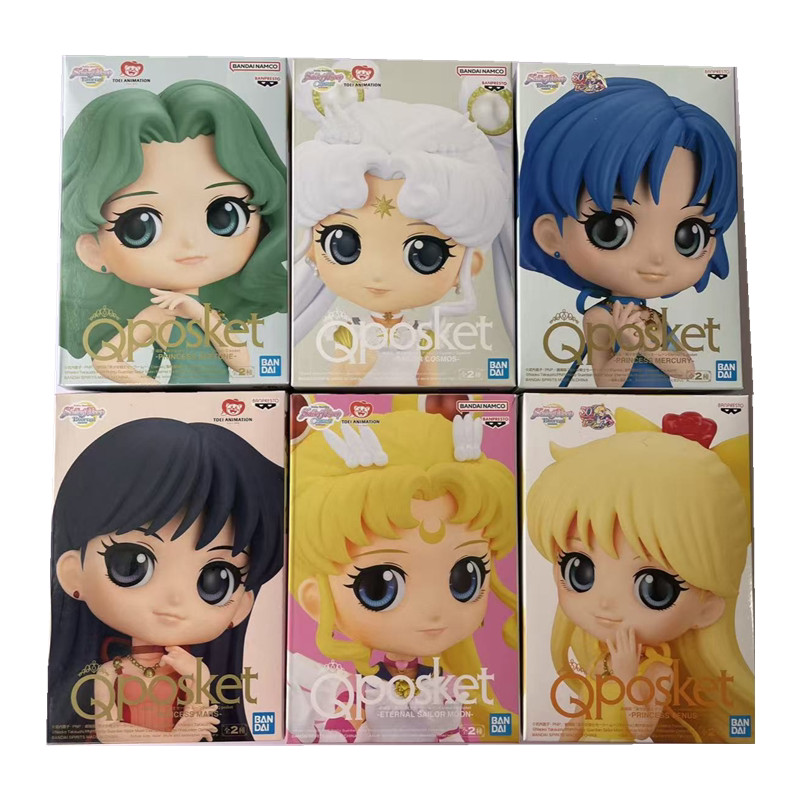 โรงงานแว่นตา Bandai ของแท้ Qposket ชุดเซเลอร์มูน Neptune Uranus Hare Figure