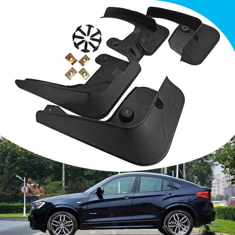 คุณภาพสูง-BMW/X4M Mudguard 15-17 รถยาง Mudguard ดัดแปลง Mudguard เหมาะสําหรับ X4M