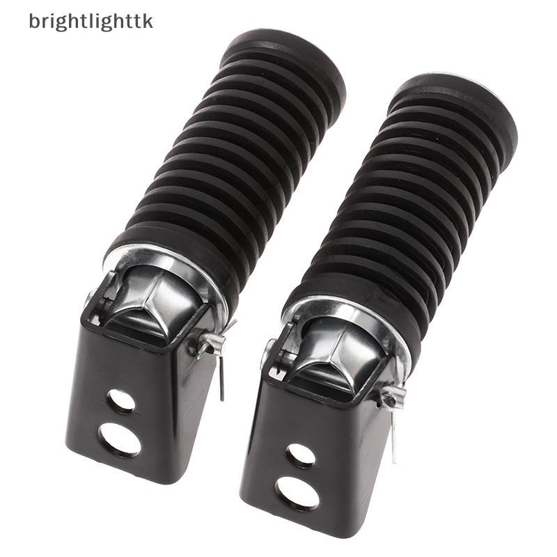 TZ 2 ชิ้นรถจักรยานยนต์ด้านหลัง Footrests รถจักรยานยนต์เท้า Pegptible กับ GS125 GN125 Motocross รถจัก