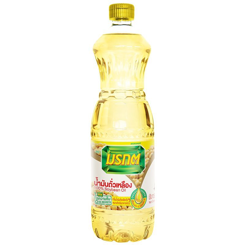 มรกตน้ำมันถั่วเหลือง 1ลิตร Morakot Soy Bean Oil 1Ltr. [หมายเลขบาร์โค้ด 8850154051043 ]