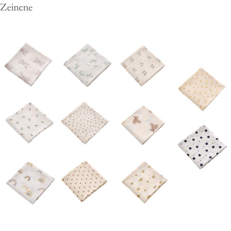 Zein อัพเกรด Muslin Swaddle ผ้าห่มผ้าฝ้าย Muslin Square Soft Large Muslin Swaddles Muslin ผ้าสําหรับ