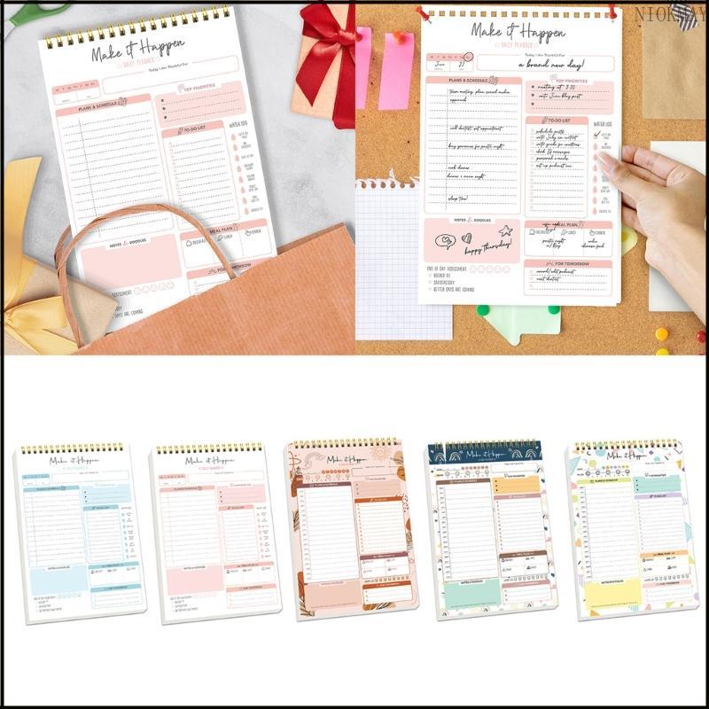 NIOK Daily To-do-list Planner Coil-binding Planner Daily Weekly Planner To-do-list