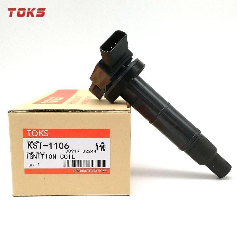 TOKS KST-1106 คอยล์จุดระเบิดสําหรับ 90919-02244 90080-19023 90919-02243 Toyota Camry 2.4 Previa High