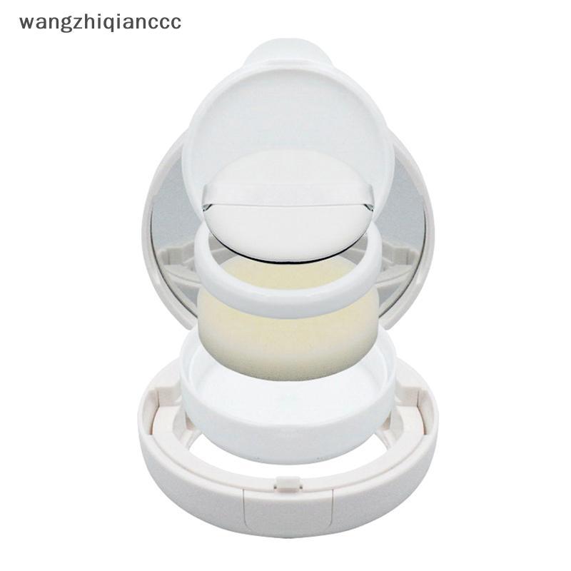 Hot 15g/0.5oz Empty Air Cushion Puff Box เครื่องสําอางแบบพกพาแต่งหน้ากรณีคอนเทนเนอร์ด้วยแป้งฟองน้ําก